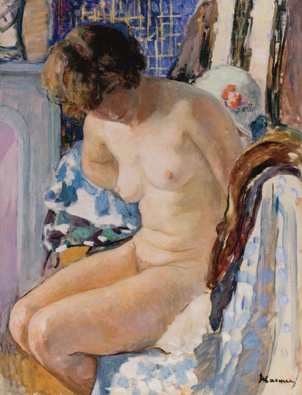 Female Nude Seated by Henri Lebasque